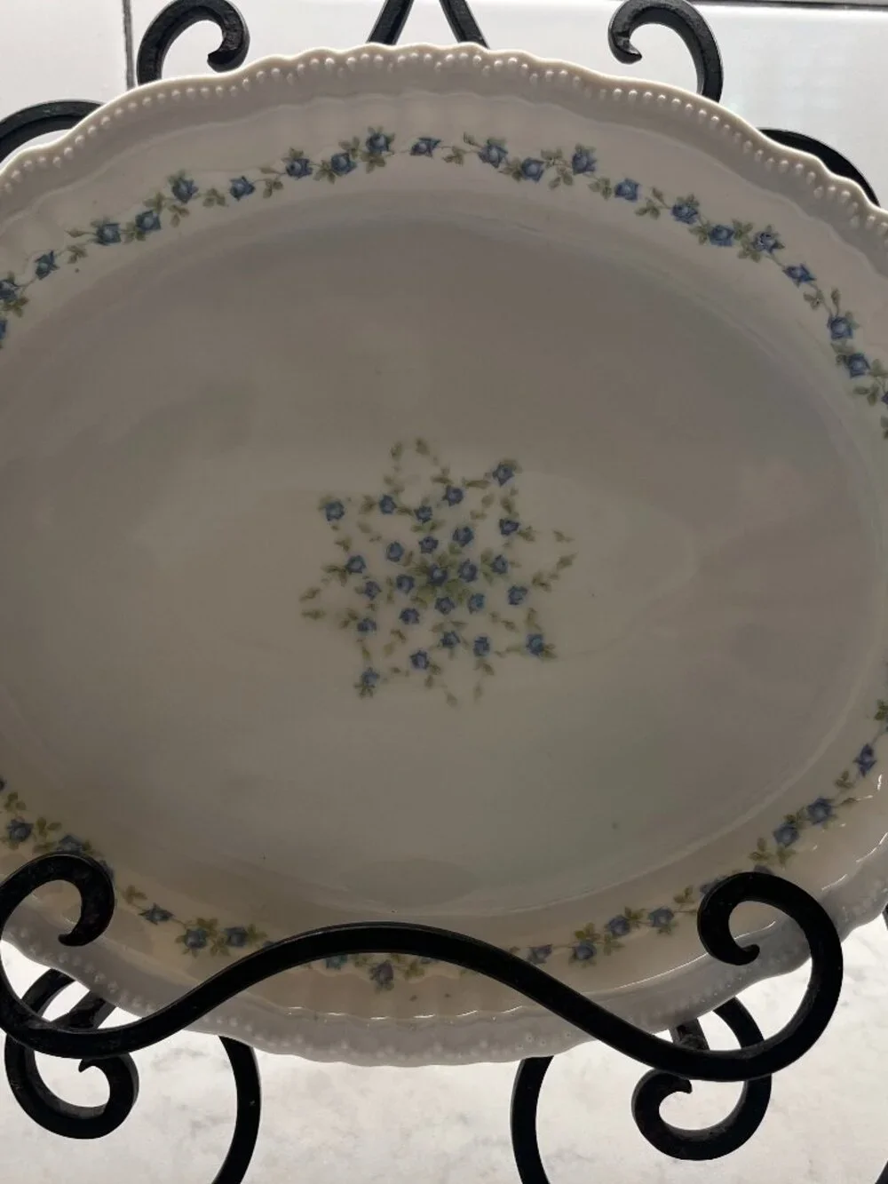 Vintage Victoria Austria Porcelain Oval Platter